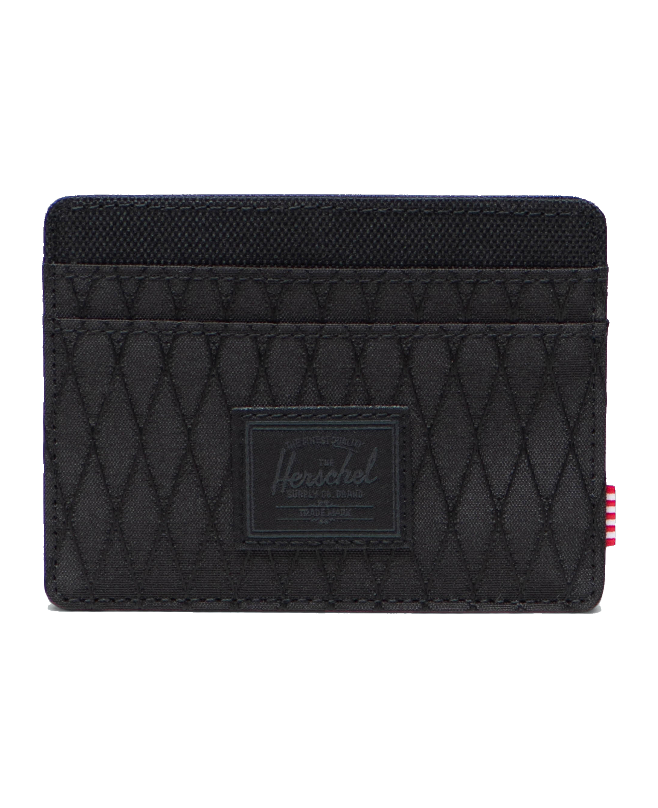 Tarjetero HERSCHEL Charlie Black Diamond Black, vista principal