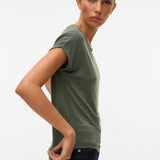 Camiseta VERO MODA Plain Laurel wreath Medium Green