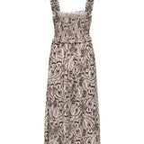Vestido Largo ONLY Onllumira Pumice stone HOT FUDGE PAISLEY