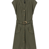 Vestido TIFFOSI Jabuti Verde Cascada