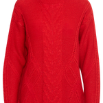 Jersey B.Young Otinka Cable Goji Berry - ECRU