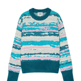 Jersey CKS Pastinac Blue - ECRU