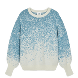 Jersey CKS Percent Vivid Blue - ECRU