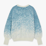 Jersey CKS Percent Vivid Blue - ECRU