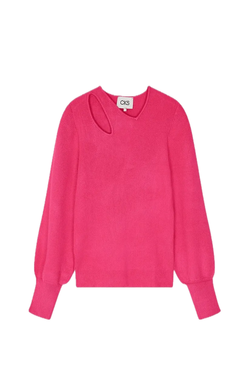 Jersey CKS Phase Bright Pink - ECRU