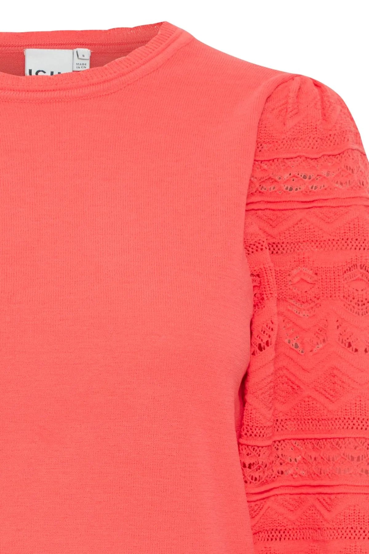 Jersey ICHI Arissi Calypso Coral - ECRU