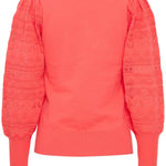 Jersey ICHI Arissi Calypso Coral - ECRU