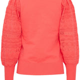 Jersey ICHI Arissi Calypso Coral - ECRU