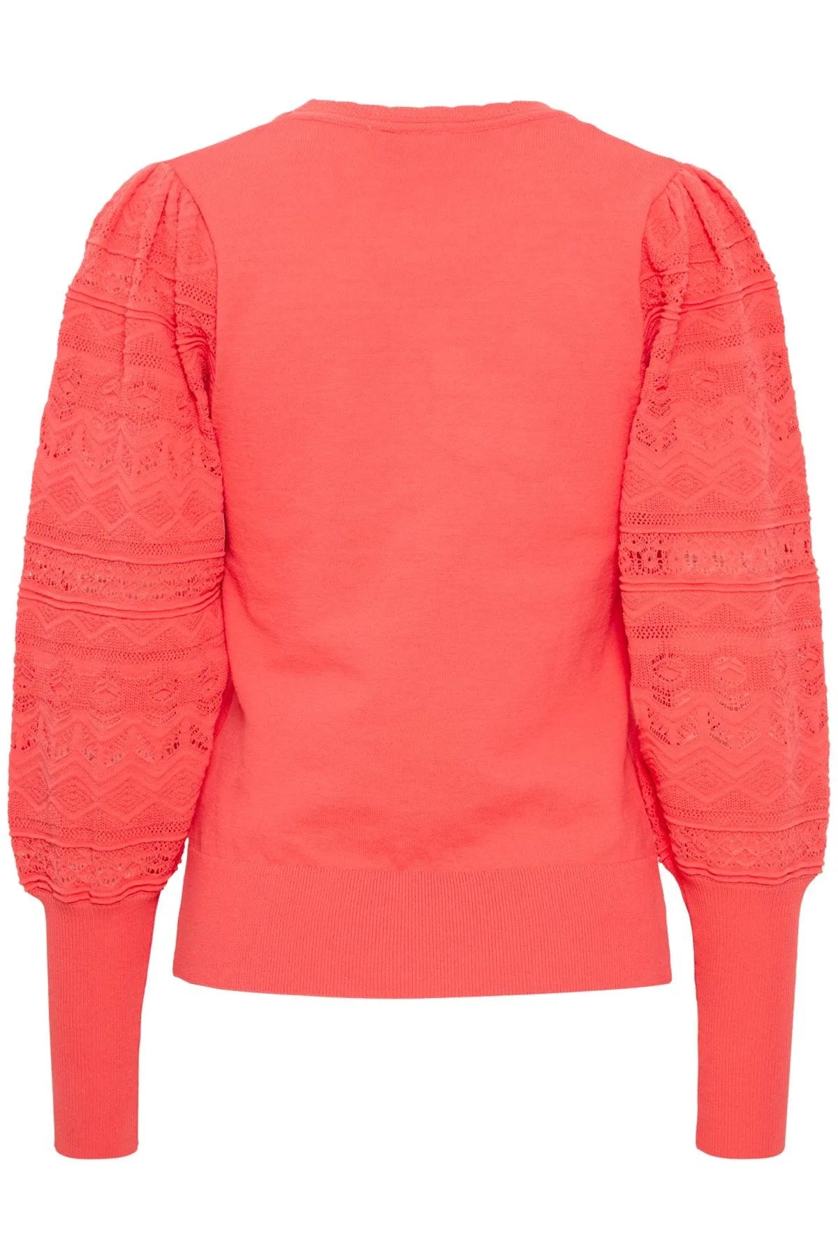 Jersey ICHI Arissi Calypso Coral - ECRU