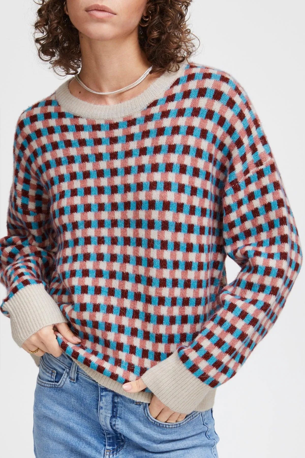 Jersey ICHI Kamara Hawaiian Ocean - ECRU