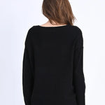 Jersey Molly Bracken de Manga Larga con Corazón Dorado - ECRU