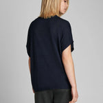 Jersey Nudarlene Dark Sapphire - ECRU