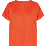 Jersey Nudarlene Red Orange - ECRU