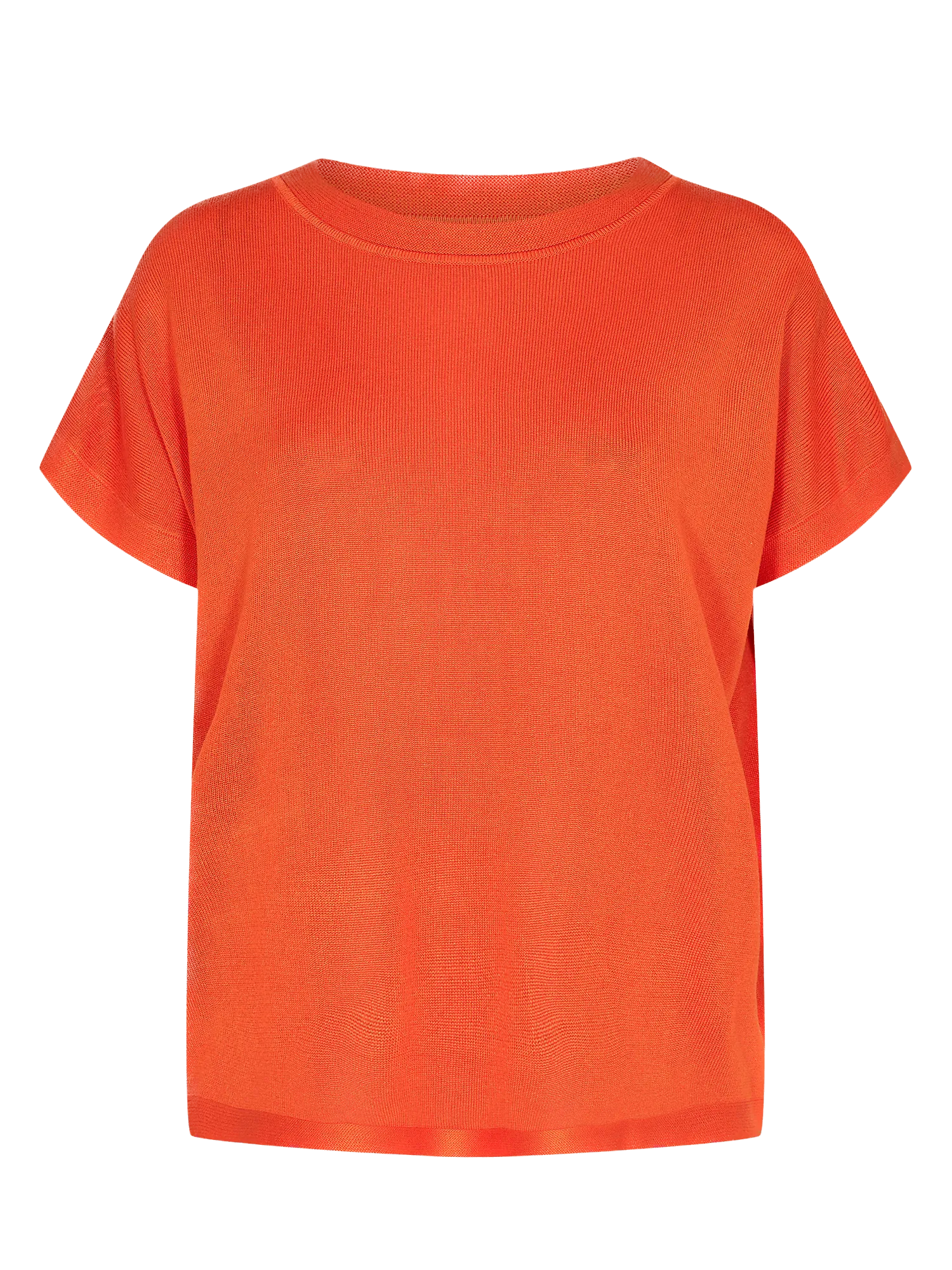 Jersey Nudarlene Red Orange - ECRU