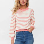 Jersey Nunicole Shell Pink - ECRU