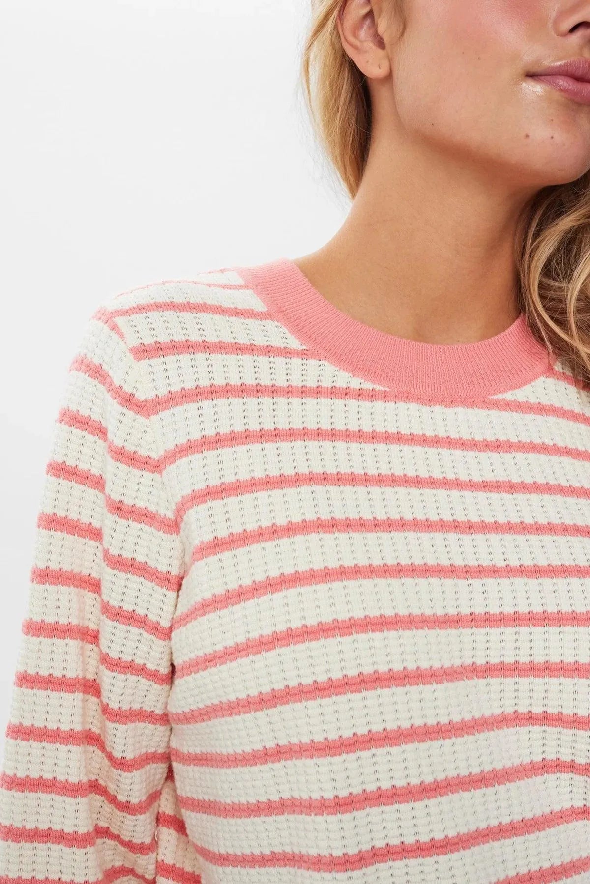 Jersey Nunicole Shell Pink - ECRU