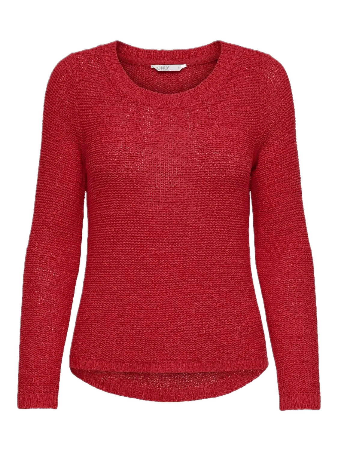 Jersey ONLY Geena Flame Scarlet - ECRU