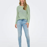 Jersey ONLY Geena Subtle Green - ECRU