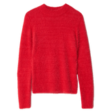 Jersey Salsa Jeans de Punto con Efecto Pelo Rojo - ECRU