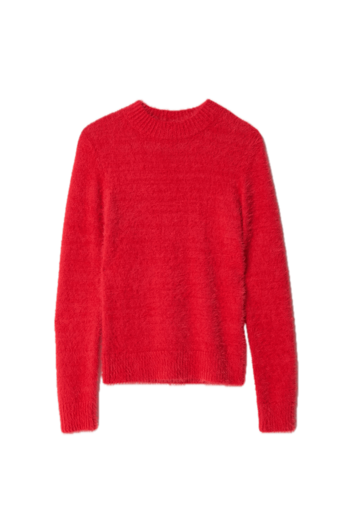 Jersey Salsa Jeans de Punto con Efecto Pelo Rojo - ECRU