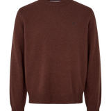 Jersey Samsøe Samsøe Sapatrik Sweater 132 Bitter Chocolate — frente
