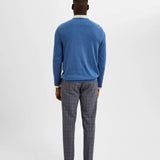 Jersey Selected Berg Algodón Pima True Navy - ECRU