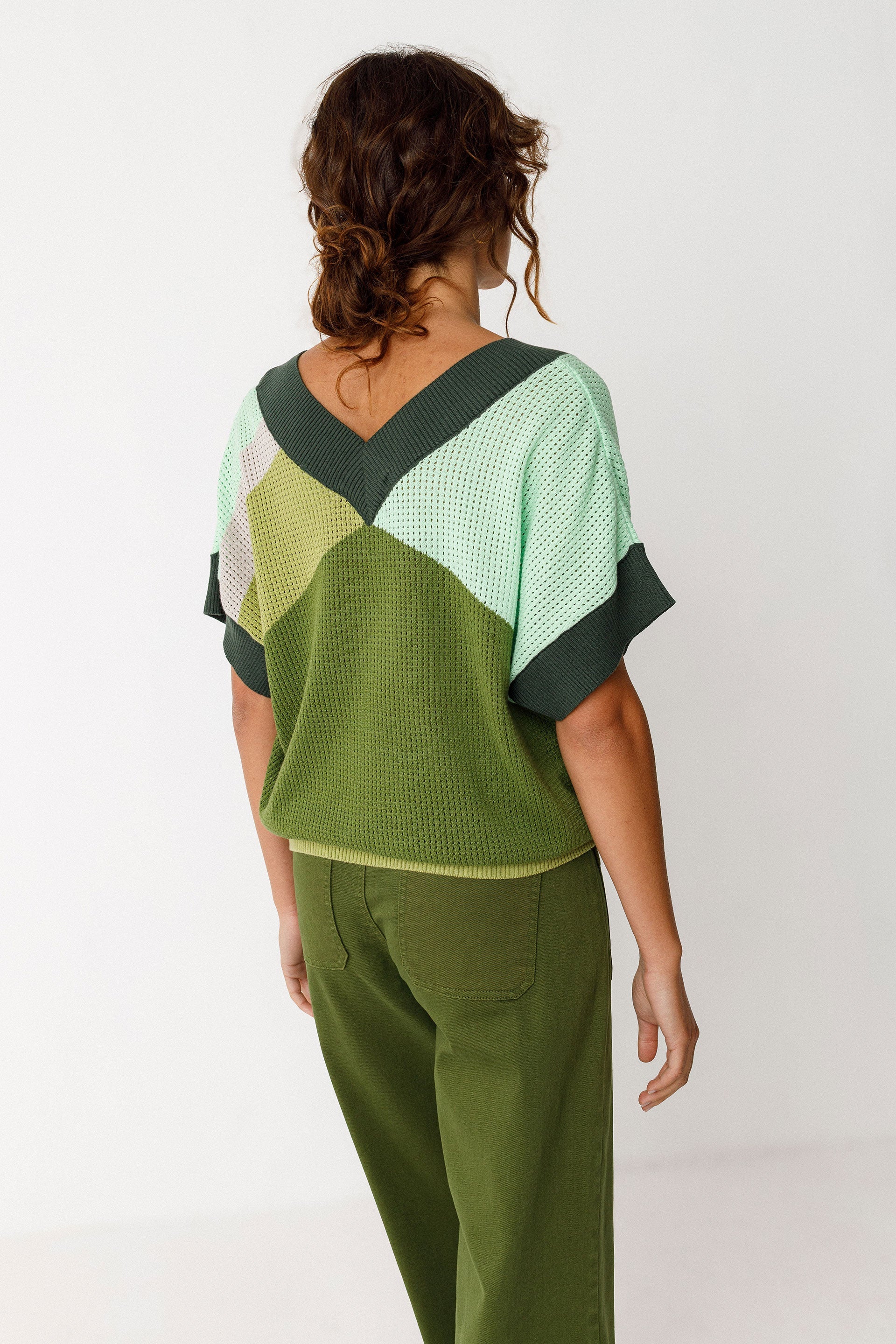 Jersey SKFK Gaxe Verde Oscuro - ECRU