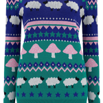 Jersey Sugarhill Rosie Multi Rural Fairisle - ECRU