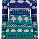 Jersey Sugarhill Rosie Multi Rural Fairisle - ECRU