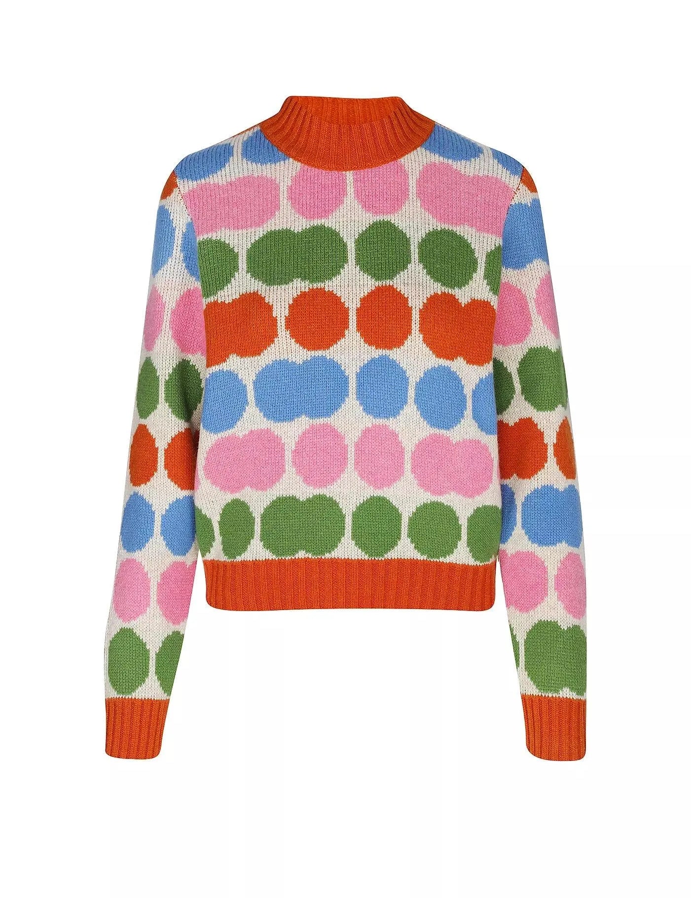 Jersey Thinking Mu Dots Green - ECRU