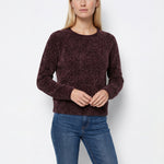 Jersey TIFFOSI Mango 5 marrón oscuro, modelo frontal