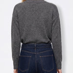 Jersey TIFFOSI Preppy 1 gris de rombos, modelo espalda
