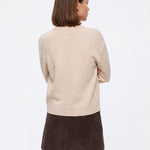 Jersey TIFFOSI Turner beige — espalda con modelo