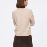 Jersey TIFFOSI Turner beige — espalda con modelo