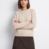 Jersey TIFFOSI Turner beige — frontal con modelo