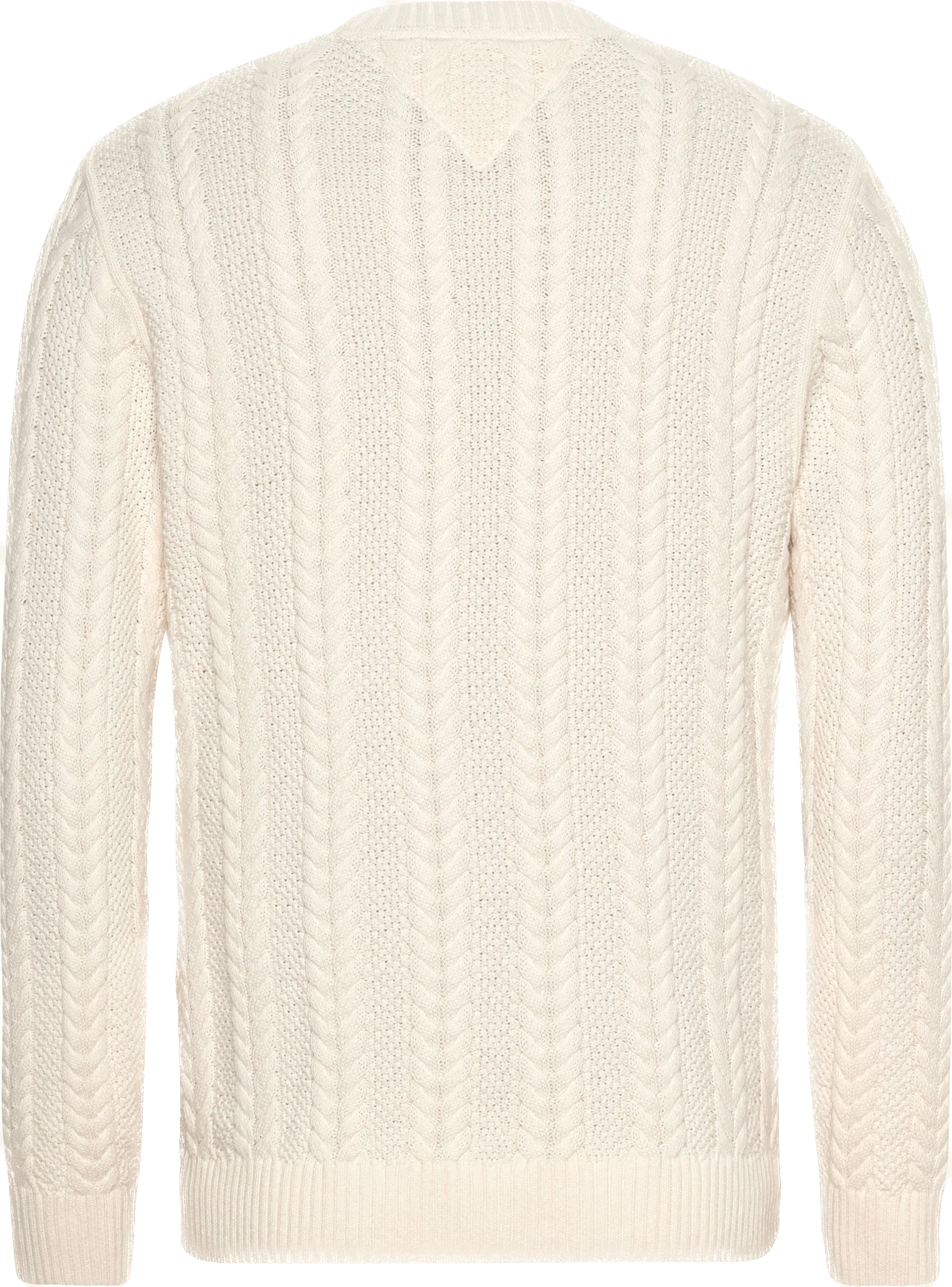 Jersey Tommy Jeans Reg Cable Ancient White - ECRU
