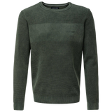 SALSA JEANS Textured Knit Sweater Dark Green 