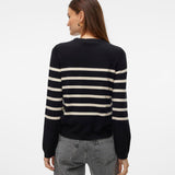 Pullover VERO MODA schlicht Schwarz BIRCH