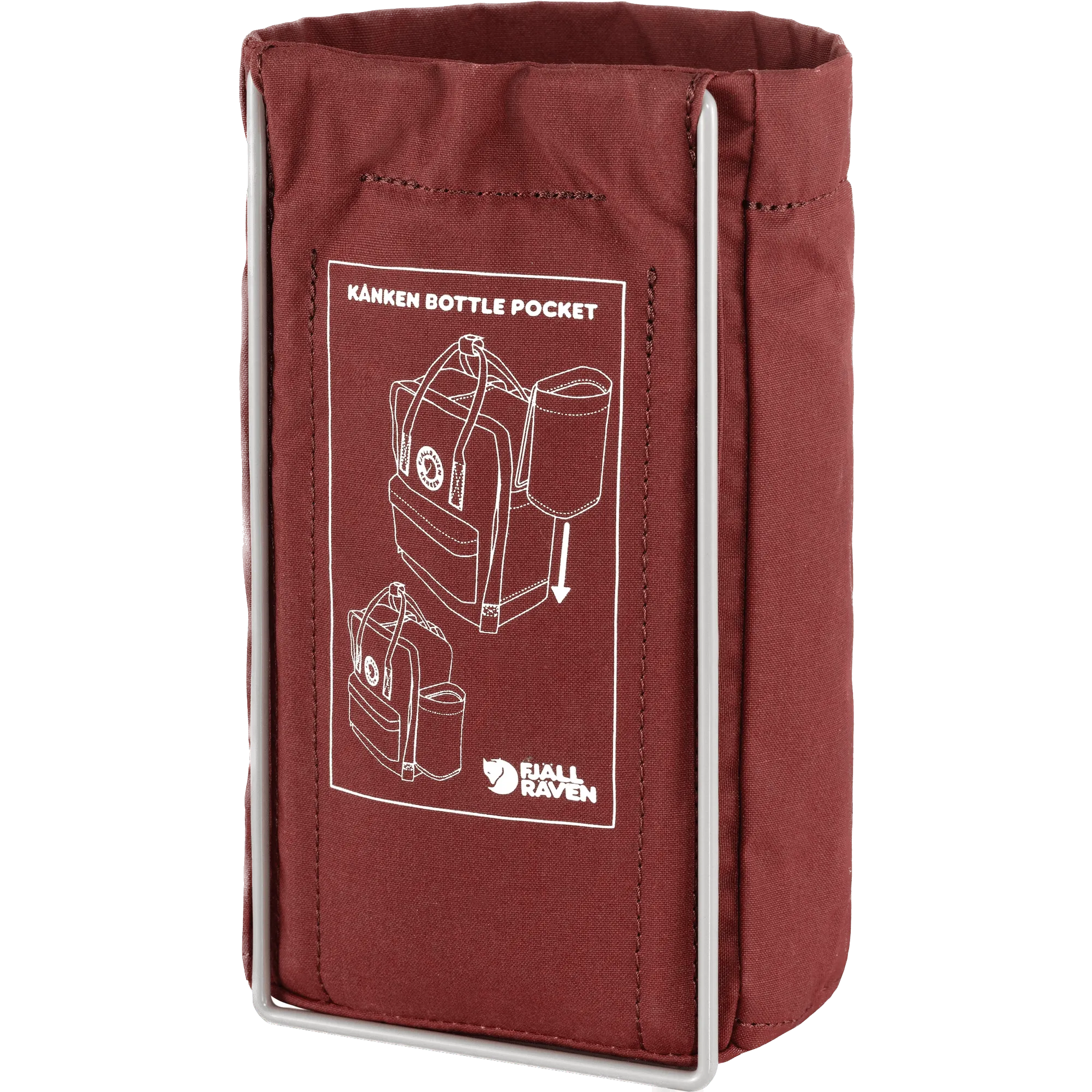 Kånken Bottle Pocket Ox Red - ECRU