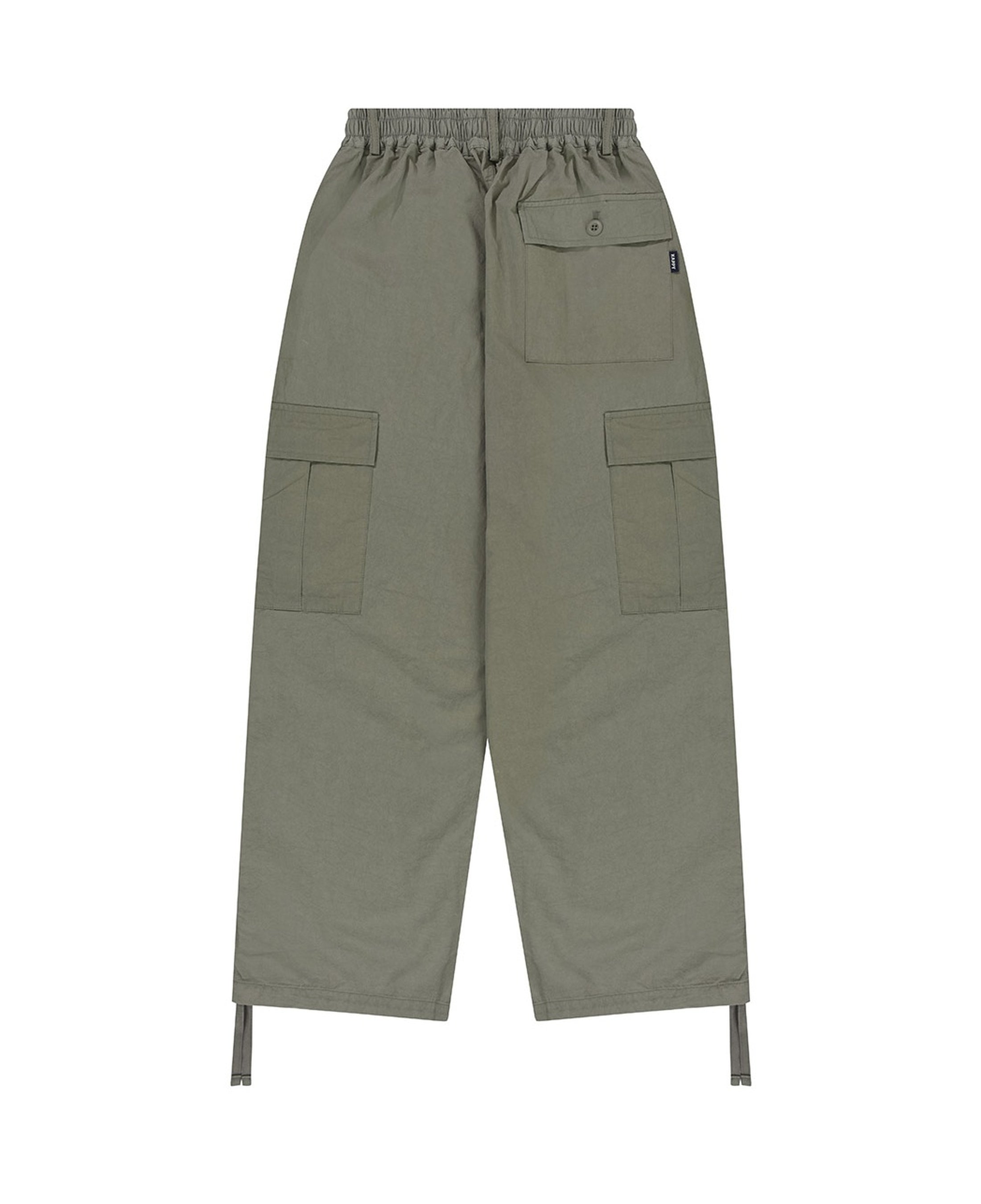 Pantalones KAPPY Bio Cotton Cargo Pants Khaki Beige, vista posterior