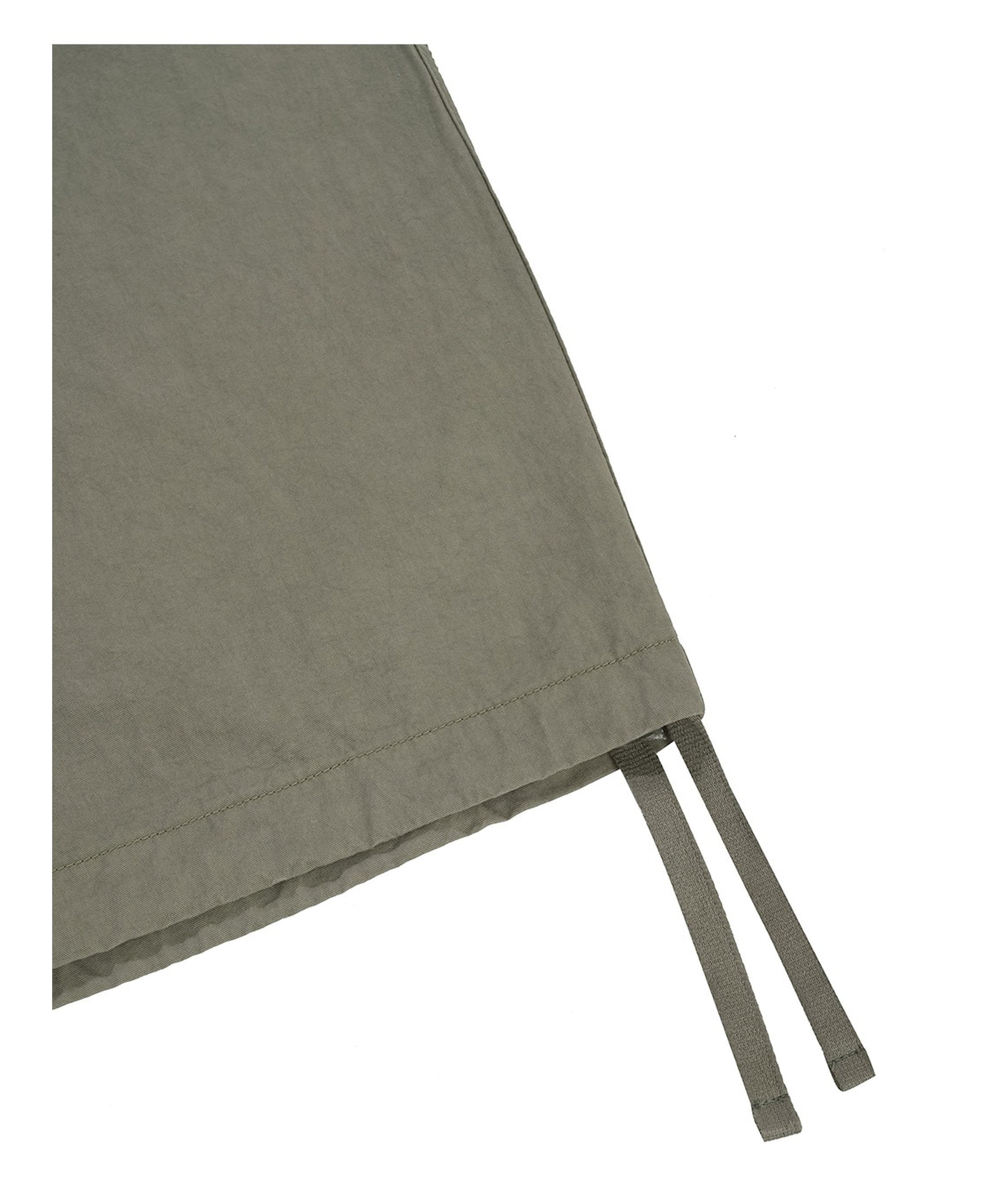 Pantalones KAPPY Bio Cotton Cargo Pants Khaki Beige, detalle del bajo