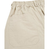 Pantalones KAPPY One Tuck Wide Fatigue Pants Beige, detalle del bolsillo posterior