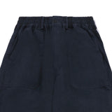Pantalones KAPPY One Tuck Wide Fatigue Pants Navy · fotografía oficial