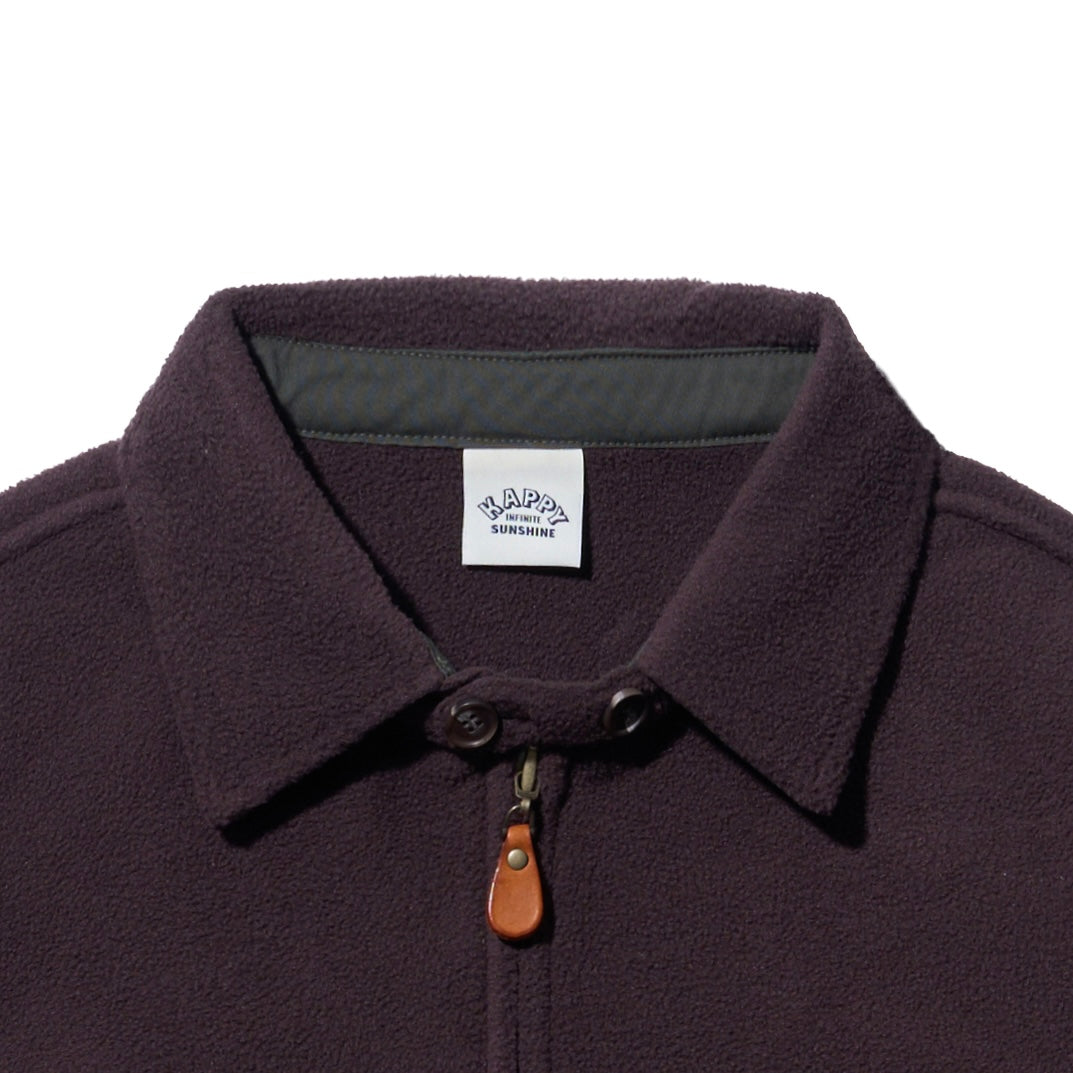 Chaqueta KAPPY Fleece Bomber Jacket Brown · fotografía oficial