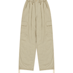 Pantalón KAPPY Bio Cotton Cargo Pants Cream - flat transparente