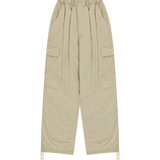 Pantalón KAPPY Bio Cotton Cargo Pants Cream - flat transparente