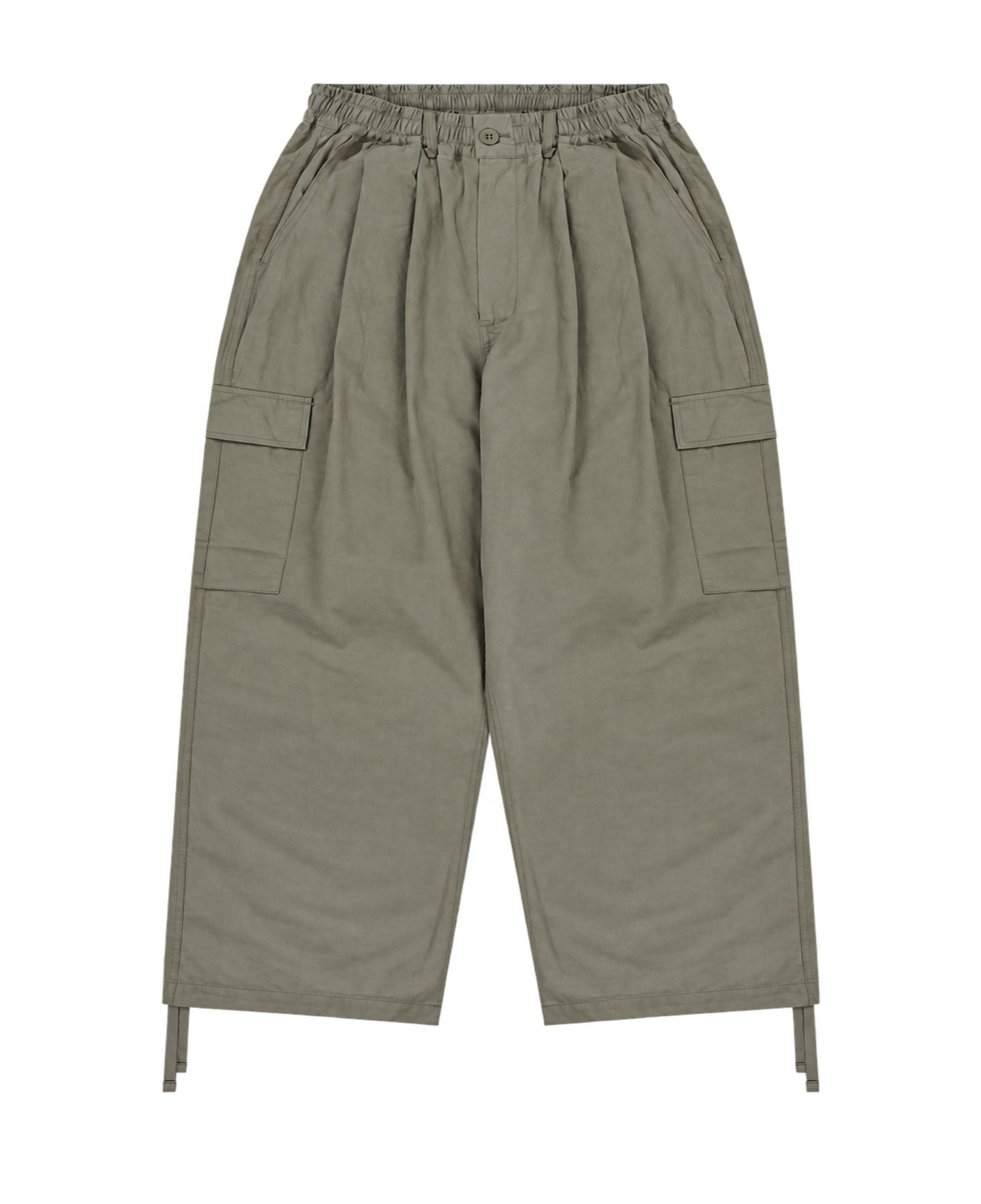 Pantalón KAPPY Bio Cotton Cargo Pants Khaki Beige - flat transparente