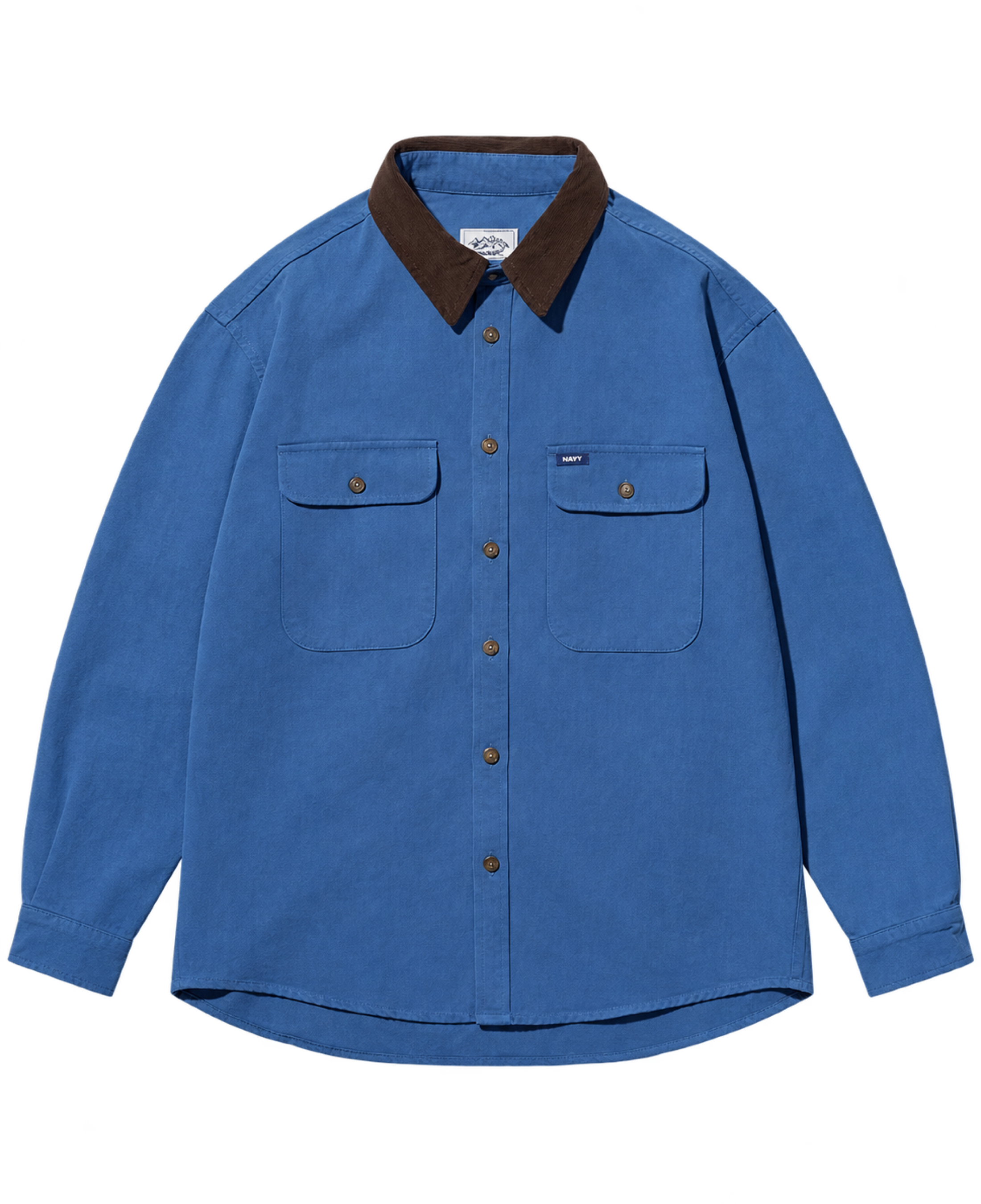 Chaqueta KAPPY Canvas Work Shirt Jacket Blue