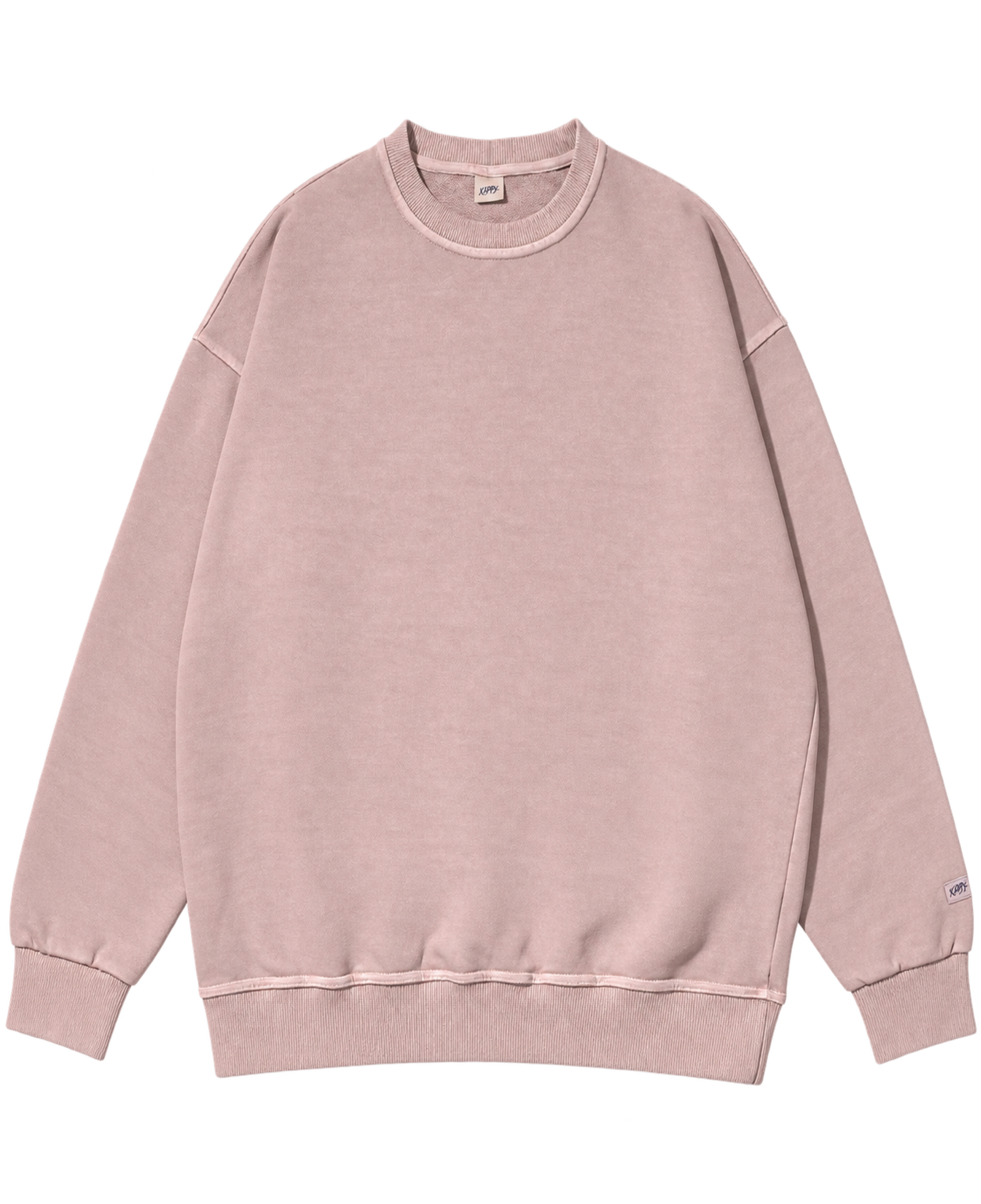 Sudadera KAPPY Pigment Dusty Pink - flat transparente
