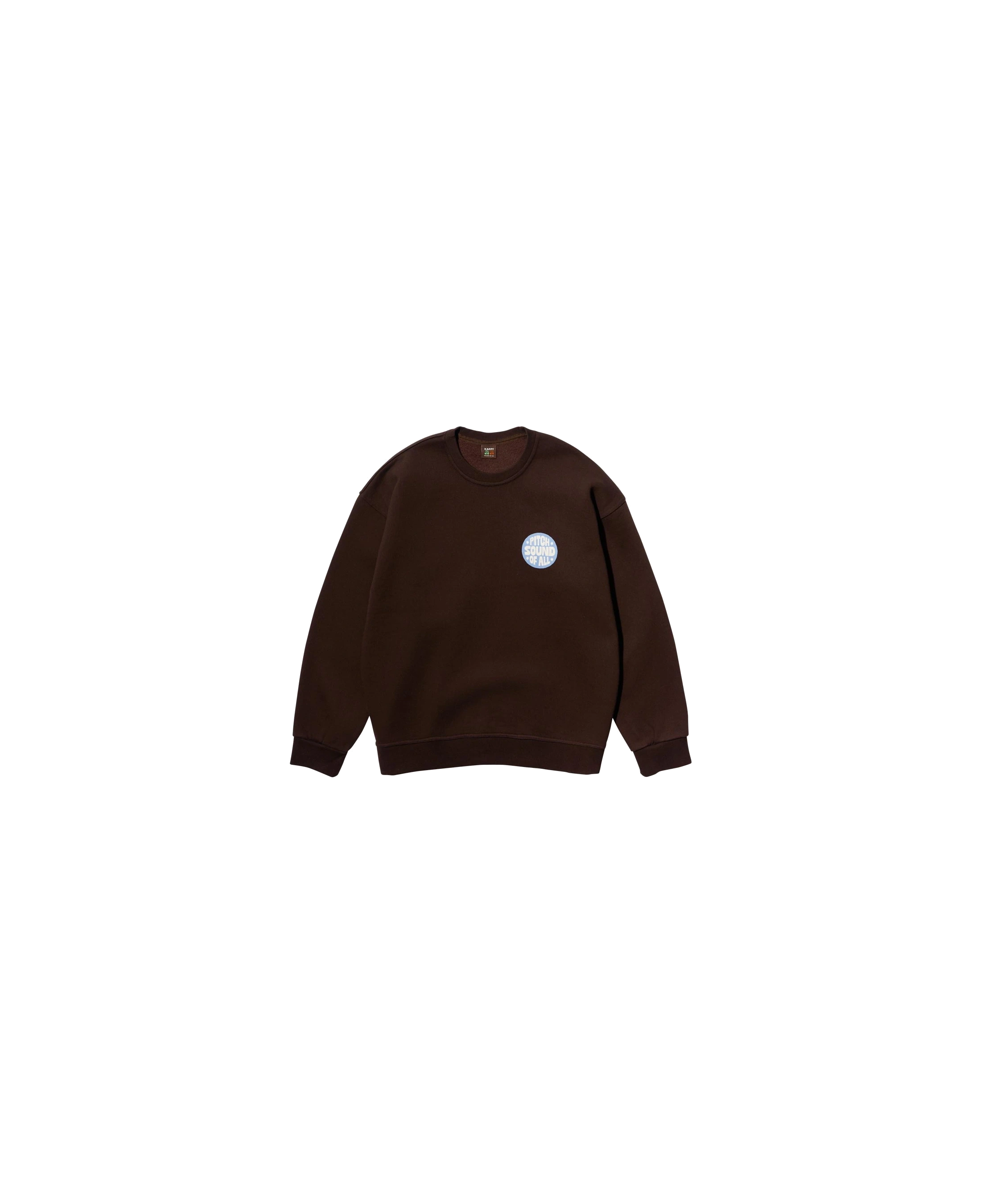 Sudadera KAPPY Pitch Fluff Sweatshirt Brown · fotografía oficial
